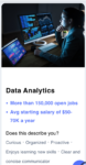 CoursesCareers Data Analytics